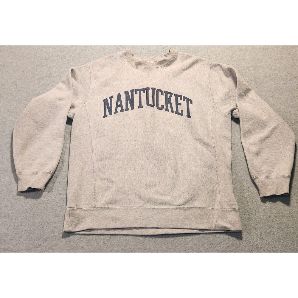 Nantucket Pullover Gray Sweatshirt Large Independent Trading Company